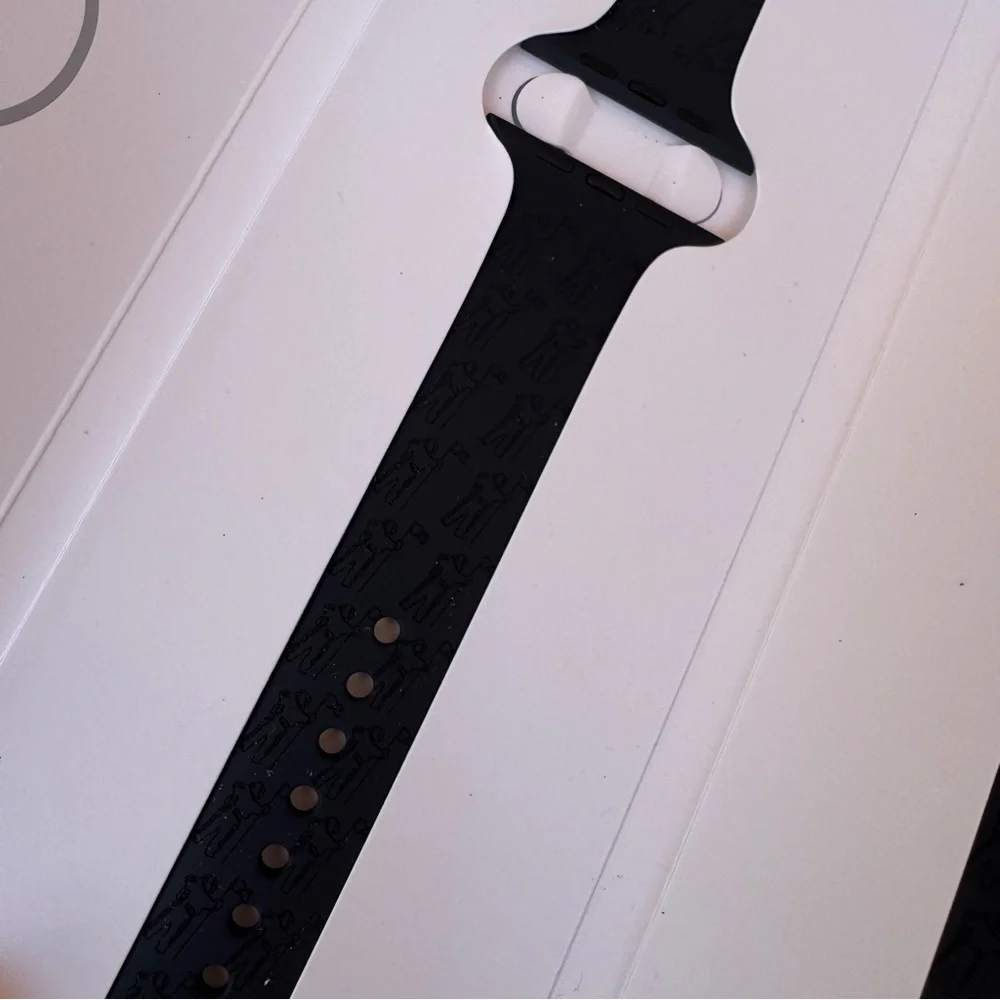 NWT - Apple Watch BLACK Sport band - VH1 MTV MOON MAN - LIMITED EDITION - Picture 9 of 9